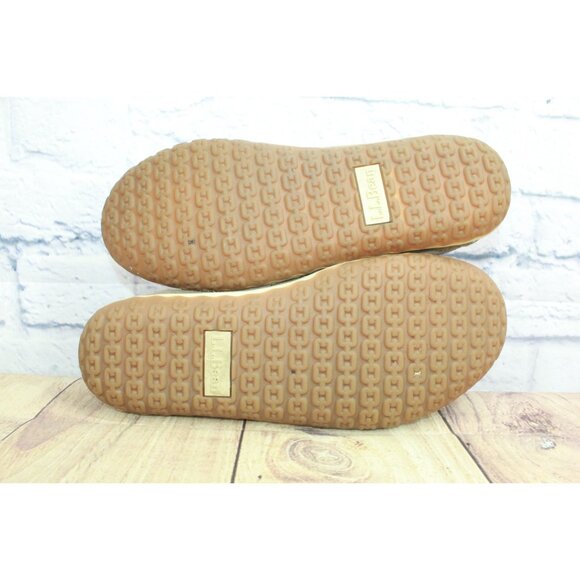 LL Bean Mountain Slippers Moccasin Dark Cement Size 10 M - Picture 7 of 9